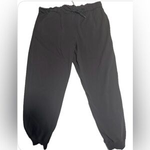 BLACK Lululemon High-rise full length joggers -
